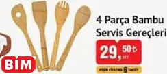 4 PARÇA BAMBU SERVİS GEREÇLERİ